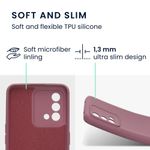 Husa Kwmobile pentru OPPO A74, Silicon, Violet, 58907.167 fotografia produsului View 2 S