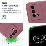 Husa Kwmobile pentru OPPO A74, Silicon, Violet, 58907.167 fotografia produsului View 3 S
