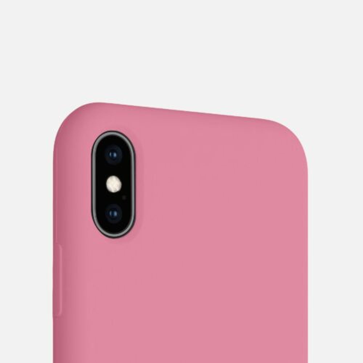 Husa pentru iPhone X/iPhone XS, Silicon, Roz, 46313.212 fotografia produsului View 8 L