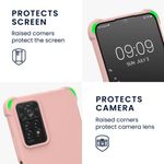 Husa Kwmobile pentru Xiaomi Redmi Note 11 Pro Plus 5G, Silicon, Roz, 58911.154 fotografia produsului View 3 S