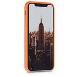 Husa pentru iPhone X/iPhone XS, Silicon, Portocaliu, 46313.150 fotografia produsului View 3 S
