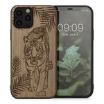 Husa Kwmobile pentru Apple iPhone 12/iPhone 12 Pro, Lemn, Maro, 52734.12 fotografia produsului