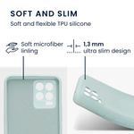 Husa Kwmobile pentru Realme 8 (2021)/8 Pro (2021), Silicon, Verde, 57573.200 fotografia produsului View 2 S