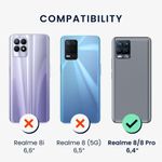 Husa Kwmobile pentru Realme 8 (2021)/8 Pro (2021), Silicon, Verde, 57573.200 fotografia produsului View 5 S