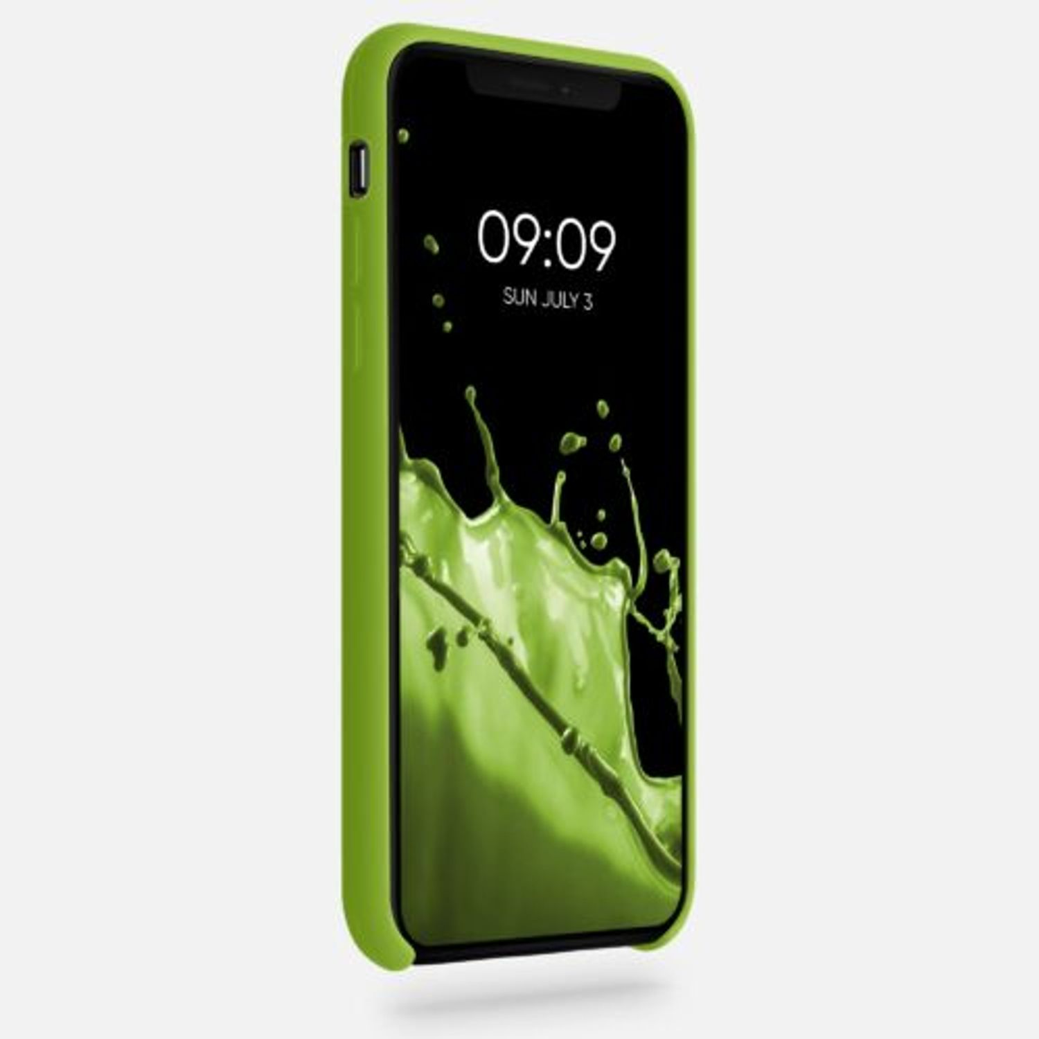 Husa pentru iPhone X/iPhone XS, Silicon, Verde, 46313.220 fotografia produsului View 5 L