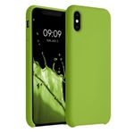 Husa pentru iPhone X/iPhone XS, Silicon, Verde, 46313.220 fotografia produsului