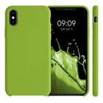 Husa pentru iPhone X/iPhone XS, Silicon, Verde, 46313.220 fotografia produsului View 2 S