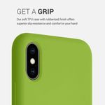 Husa pentru iPhone X/iPhone XS, Silicon, Verde, 46313.220 fotografia produsului View 6 S