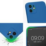 Husa Kwmobile pentru Apple iPhone 12/iPhone 12 Pro, Silicon, Albastru, 58951.228 fotografia produsului View 9 S