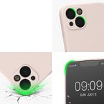 Husa Kwmobile pentru Apple iPhone 13, Silicon, Crem, 58954.225 fotografia produsului View 7 S