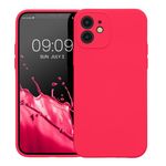 Husa Kwmobile pentru Apple iPhone 12/iPhone 12 Pro, Silicon, Roz, 58951.77 fotografia produsului
