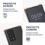 Husa Kwmobile pentru Realme GT Master Edition, Silicon, Transparent/Negru, 58932.01 fotografia produsului View 6 S