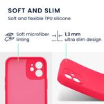 Husa Kwmobile pentru Apple iPhone 12/iPhone 12 Pro, Silicon, Roz, 58951.77 fotografia produsului View 2 S