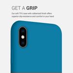 Husa pentru iPhone X/iPhone XS, Silicon, Albastru, 46313.224 fotografia produsului View 4 S