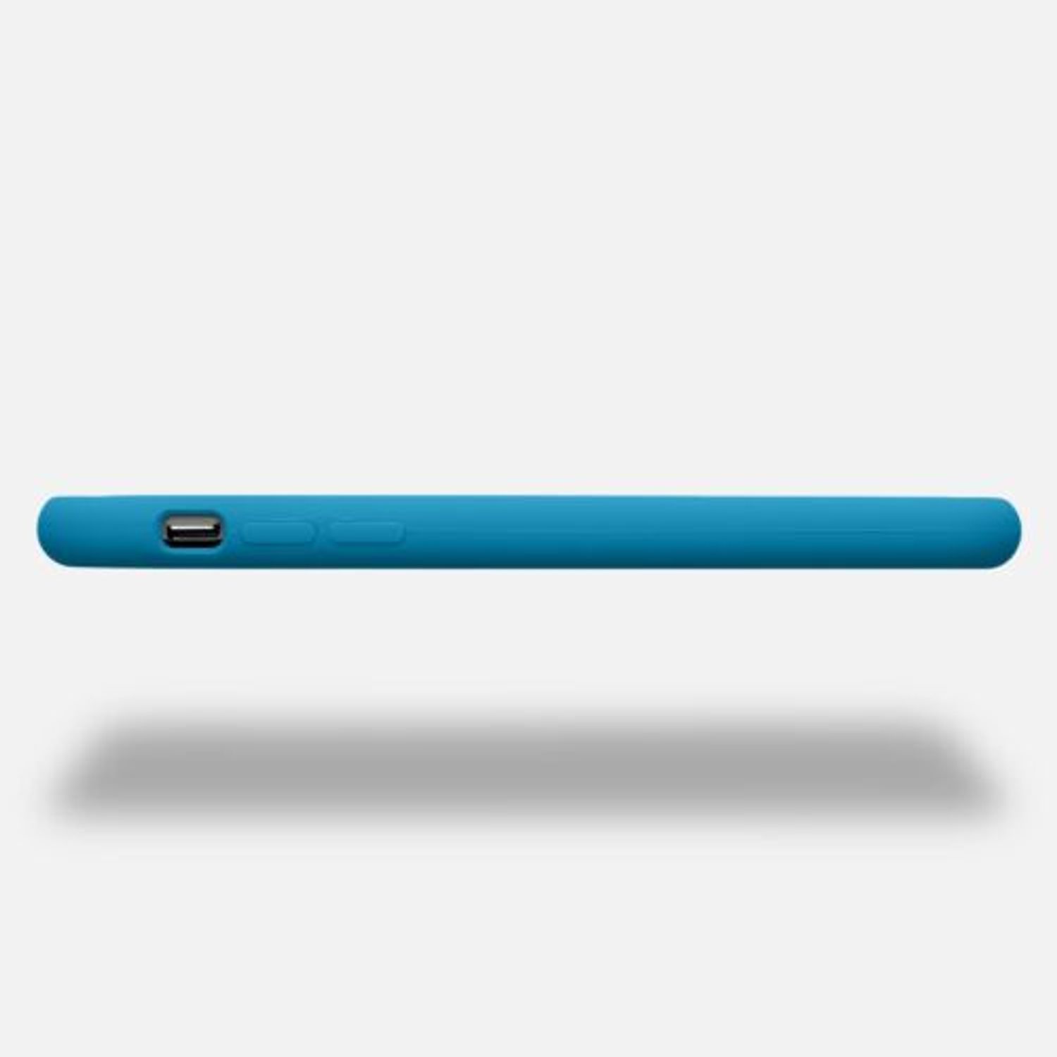 Husa pentru iPhone X/iPhone XS, Silicon, Albastru, 46313.224 fotografia produsului View 5 L