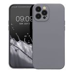 Husa Kwmobile pentru Apple iPhone 12 Pro Max, Silicon, Gri, 58953.155 fotografia produsului