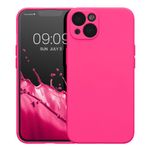 Husa Kwmobile pentru Apple iPhone 13, Silicon, Roz, 58954.77 fotografia produsului