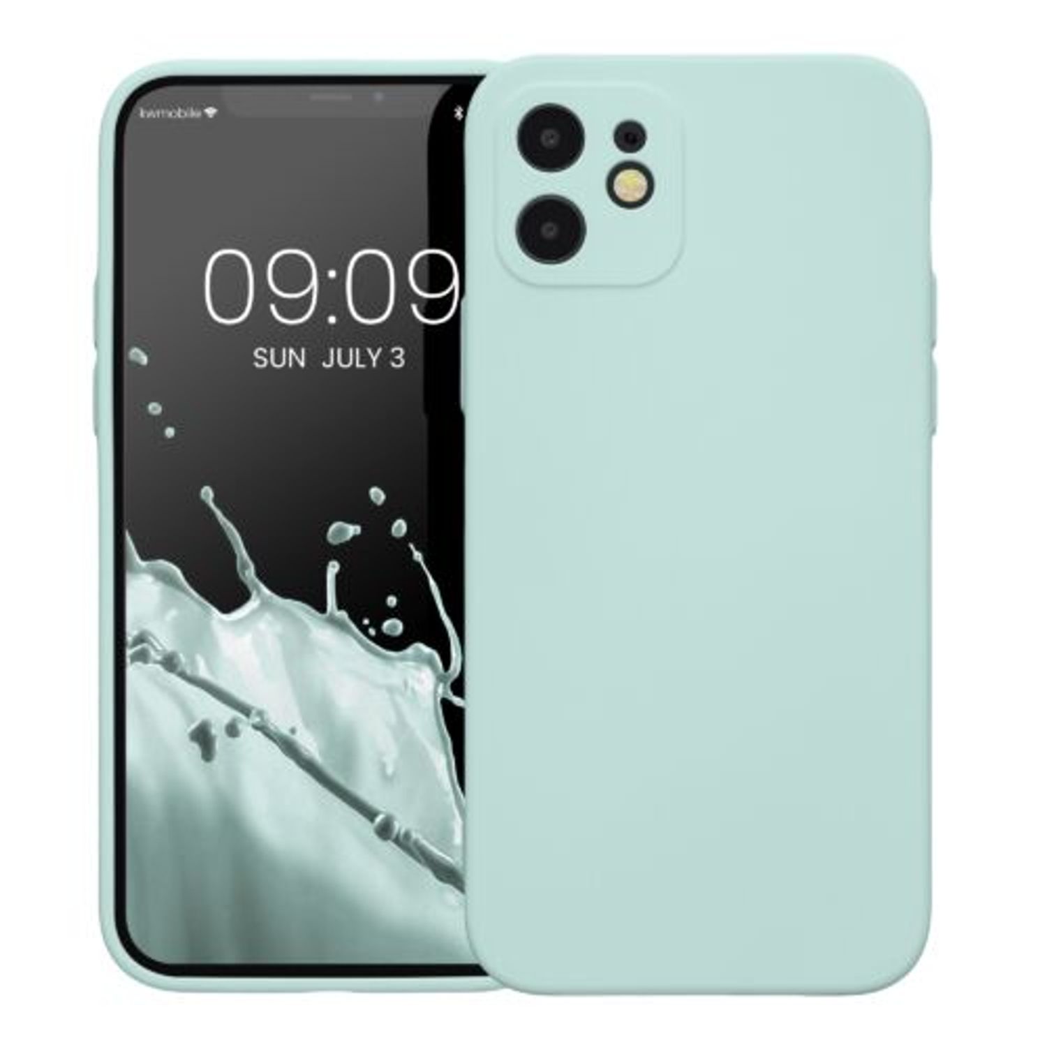 Husa Kwmobile pentru Apple iPhone 12/iPhone 12 Pro, Silicon, Verde, 58951.200 fotografia produsului