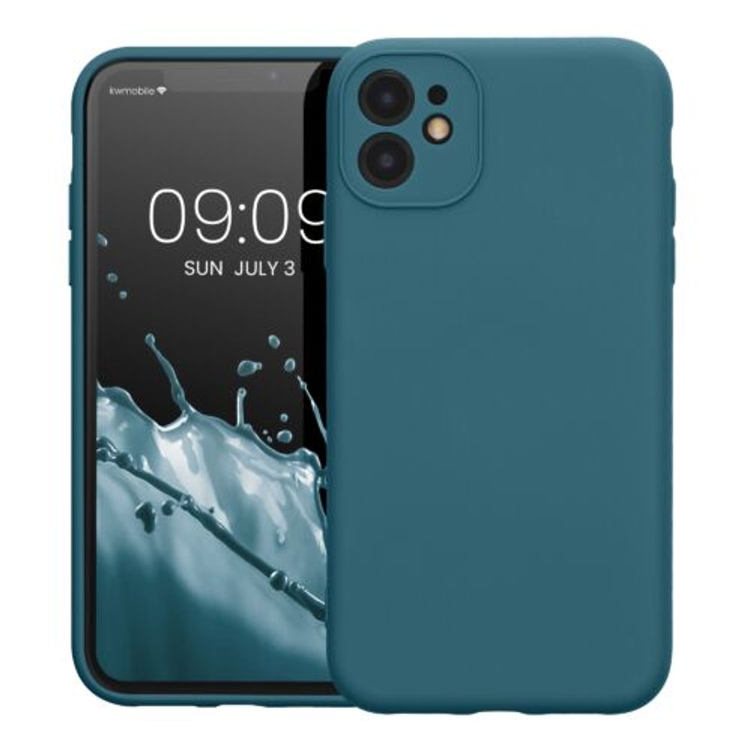Husa Kwmobile pentru Apple iPhone 11, Silicon, Verde, 58950.57 fotografia produsului