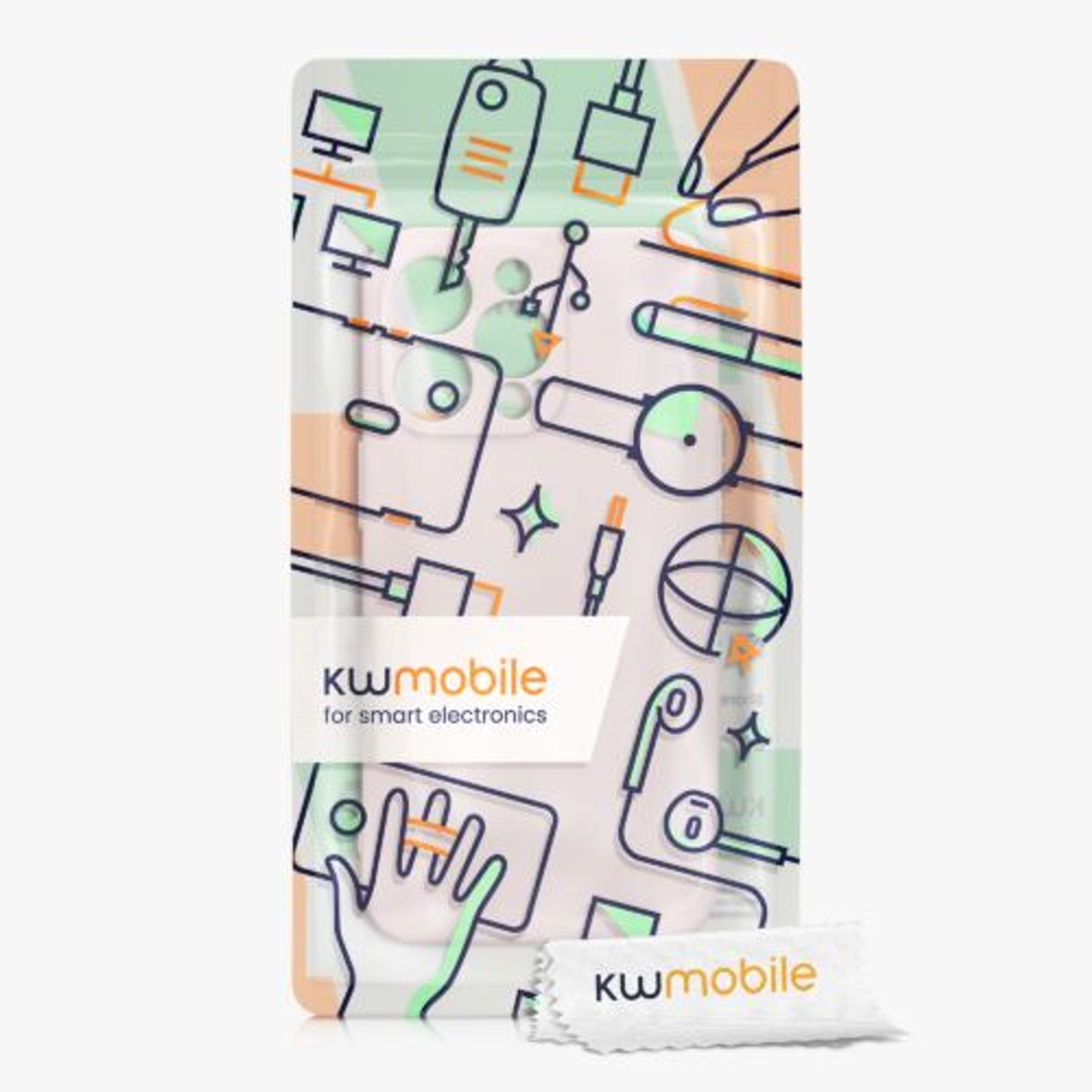 Husa Kwmobile pentru Apple iPhone 13 Pro, Silicon, Roz, 58955.225 fotografia produsului View 7 L