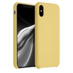 Husa pentru iPhone X/iPhone XS, Silicon, Galben, 46313.216 fotografia produsului