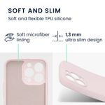 Husa Kwmobile pentru Apple iPhone 13 Pro, Silicon, Roz, 58955.225 fotografia produsului View 2 S