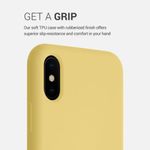 Husa pentru iPhone X/iPhone XS, Silicon, Galben, 46313.216 fotografia produsului View 4 S
