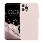 Husa Kwmobile pentru Apple iPhone 12 Pro, Silicon, Crem, 58952.225 fotografia produsului
