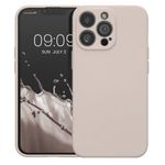 Husa Kwmobile pentru Apple iPhone 13 Pro, Silicon, Crem, 58955.154 fotografia produsului