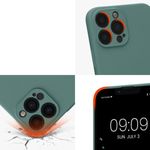Husa Kwmobile pentru Apple iPhone 13 Pro Max, Silicon, Verde, 58956.166 fotografia produsului View 8 S