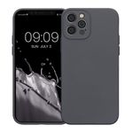 Husa Kwmobile pentru Apple iPhone 12 Pro, Silicon, Negru, 58952.47 fotografia produsului