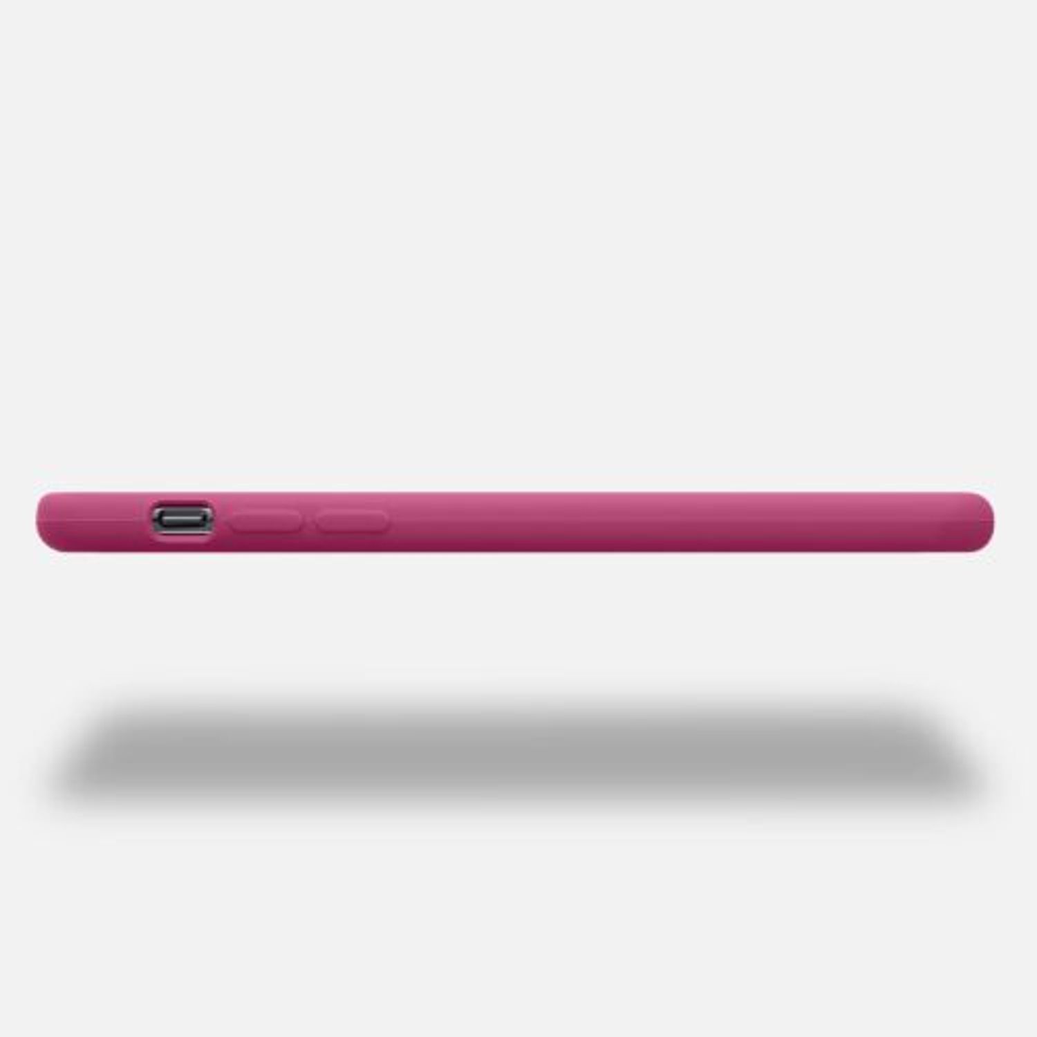Husa pentru iPhone X/iPhone XS, Silicon, Roz, 46313.213 fotografia produsului View 5 L