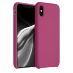 Husa pentru iPhone X/iPhone XS, Silicon, Roz, 46313.213 fotografia produsului