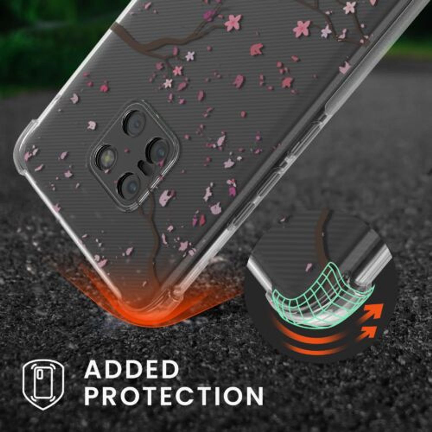 Husa Kwmobile pentru Huawei Mate 20 Pro, Silicon, Multicolor, 59005.01 fotografia produsului View 2 L
