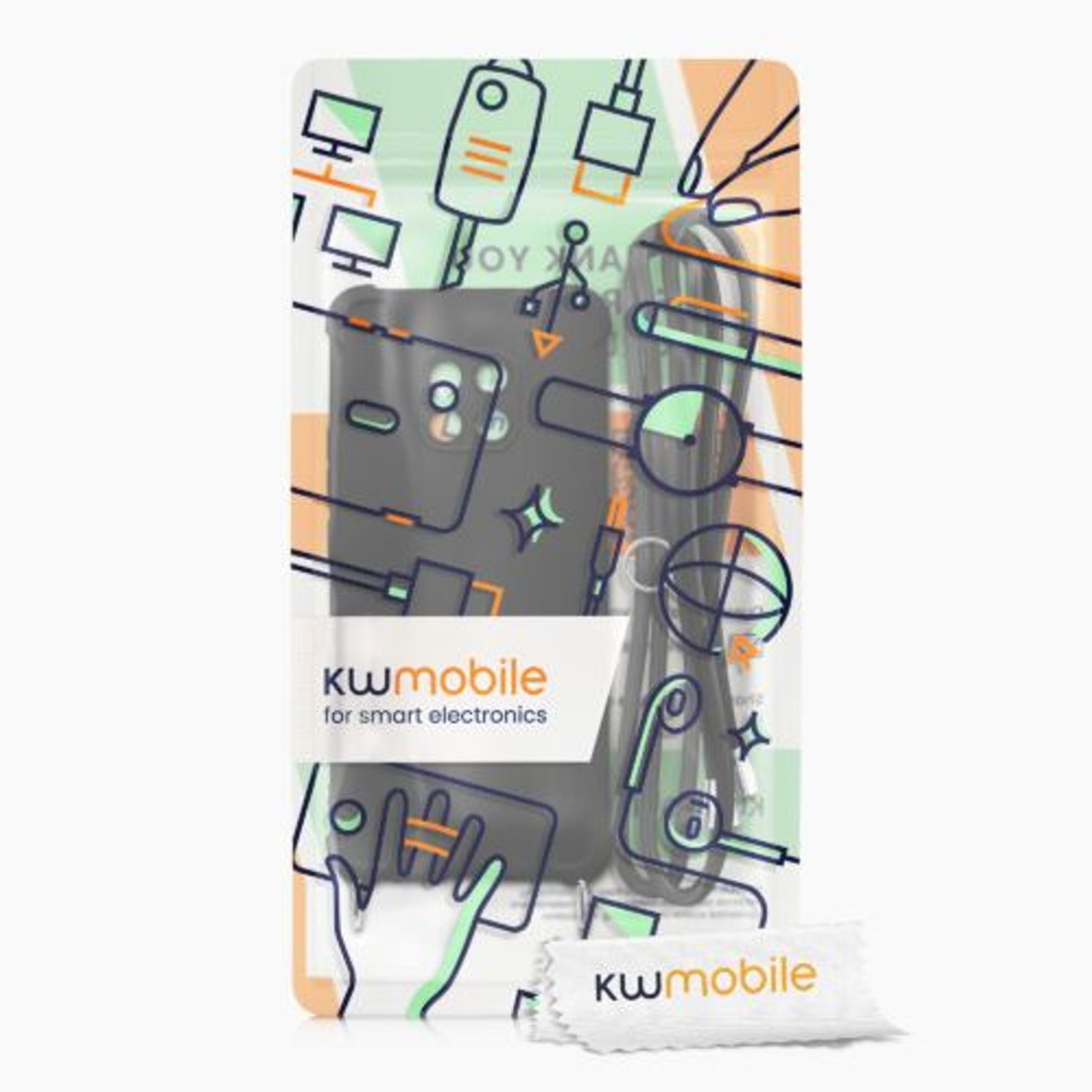 Husa Kwmobile pentru Huawei Mate 20 Pro, Silicon, Negru, 59004.01 fotografia produsului View 7 L