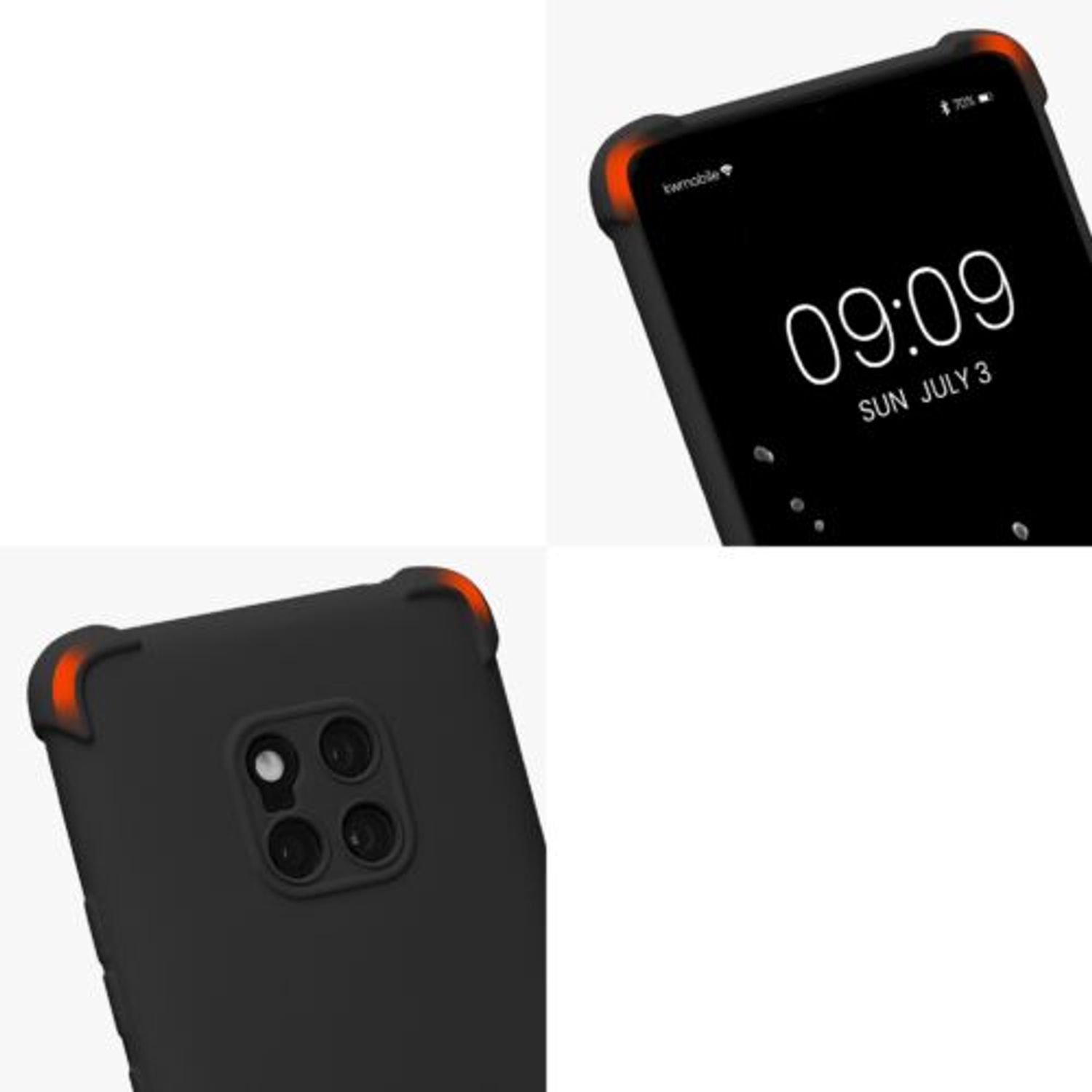 Husa Kwmobile pentru Huawei Mate 20 Pro, Silicon, Negru, 59004.01 fotografia produsului View 8 L