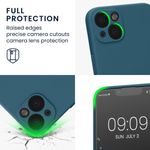 Husa Kwmobile pentru Apple iPhone 13, Silicon, Verde, 58954.57 fotografia produsului View 3 S