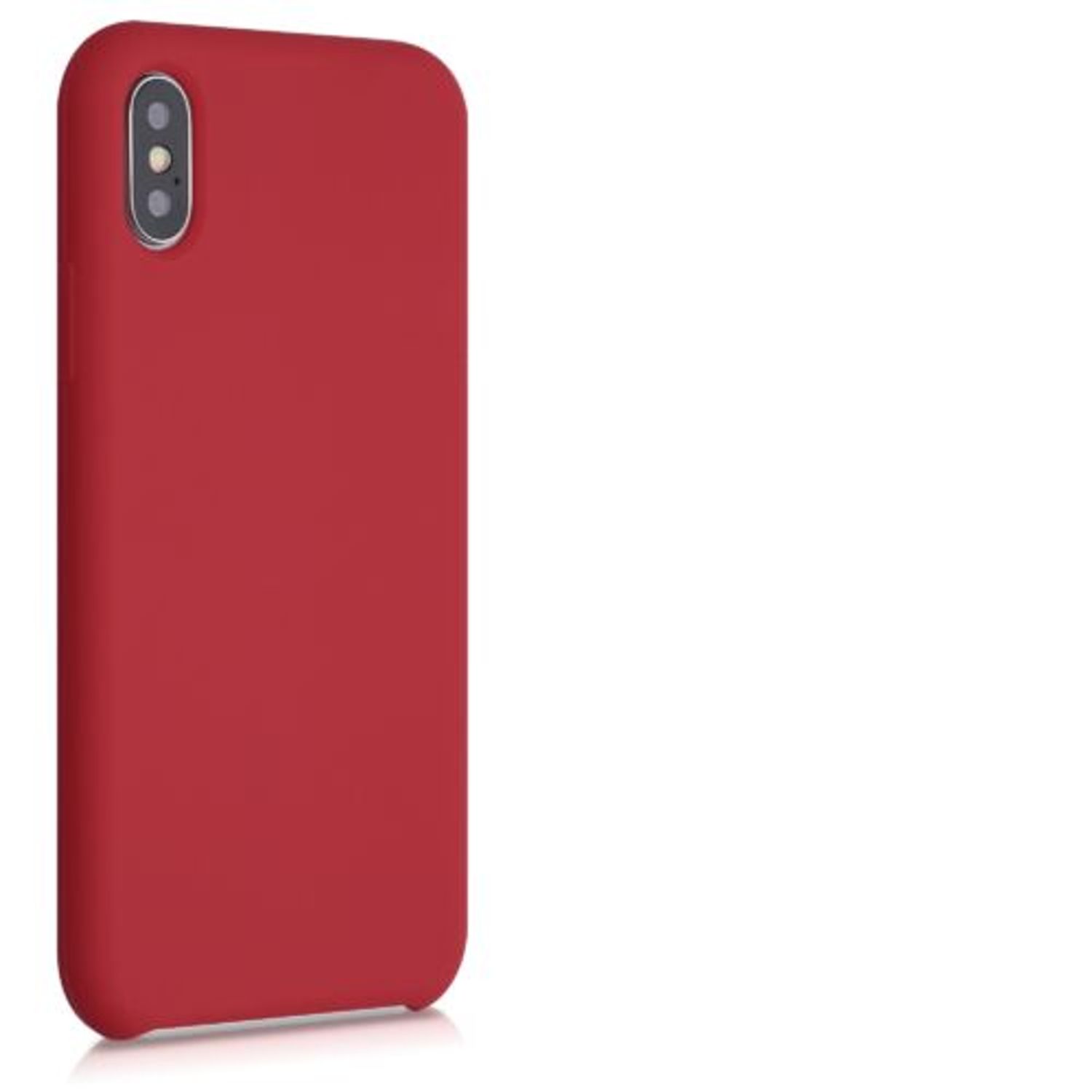 Husa pentru iPhone X/iPhone XS, Silicon, Rosu, 46313.208 fotografia produsului View 8 L