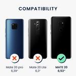 Husa Kwmobile pentru Huawei Mate 20, Silicon, Negru, 59006.01 fotografia produsului View 5 S