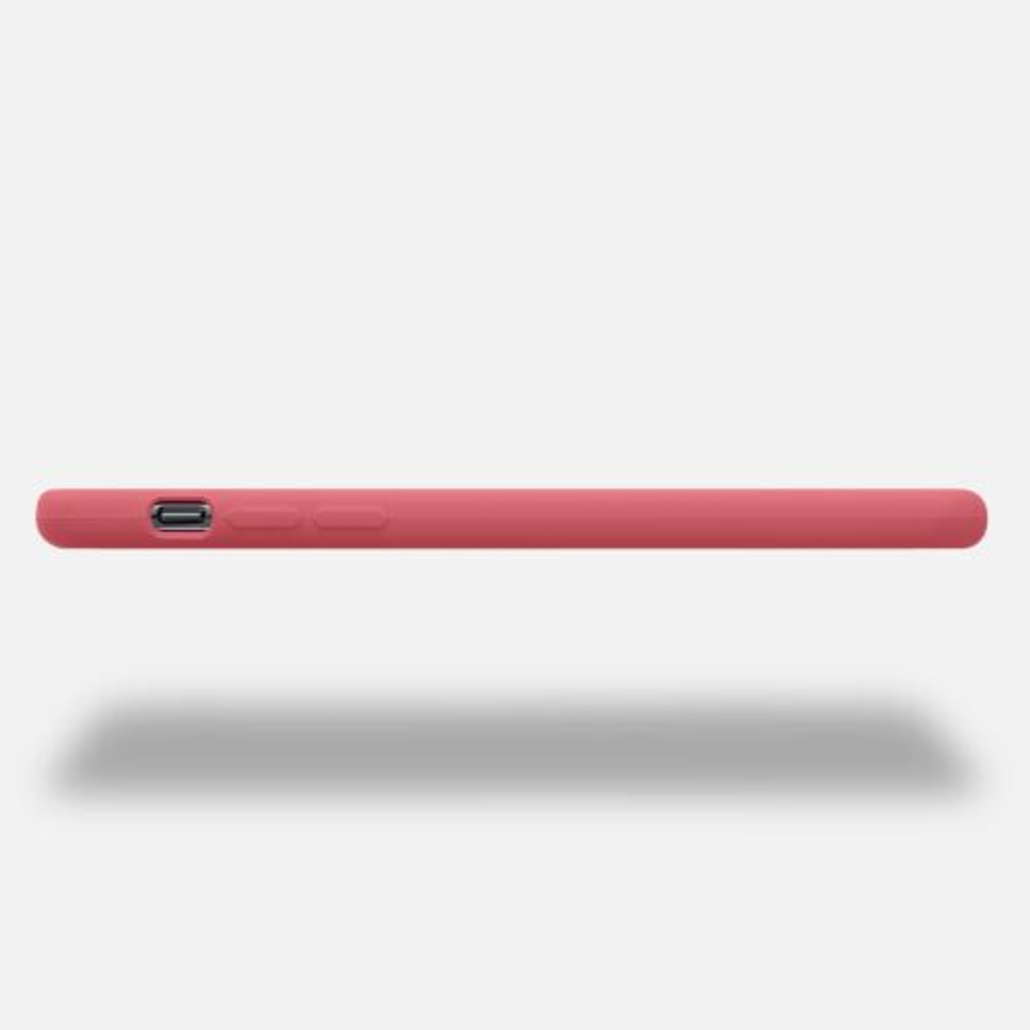 Husa pentru iPhone X/iPhone XS, Silicon, Roz, 46313.219 fotografia produsului View 4 L