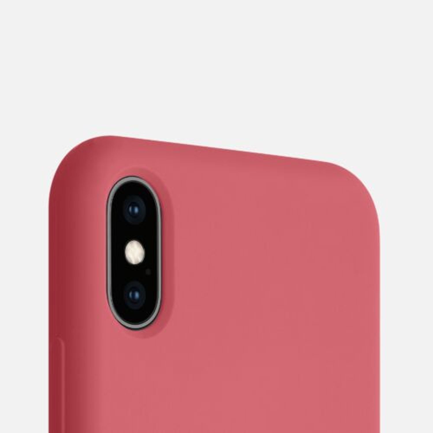 Husa pentru iPhone X/iPhone XS, Silicon, Roz, 46313.219 fotografia produsului View 8 L