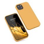 Husa Kwmobile pentru Apple iPhone 13, Silicon, Portocaliu, 55878.217 fotografia produsului