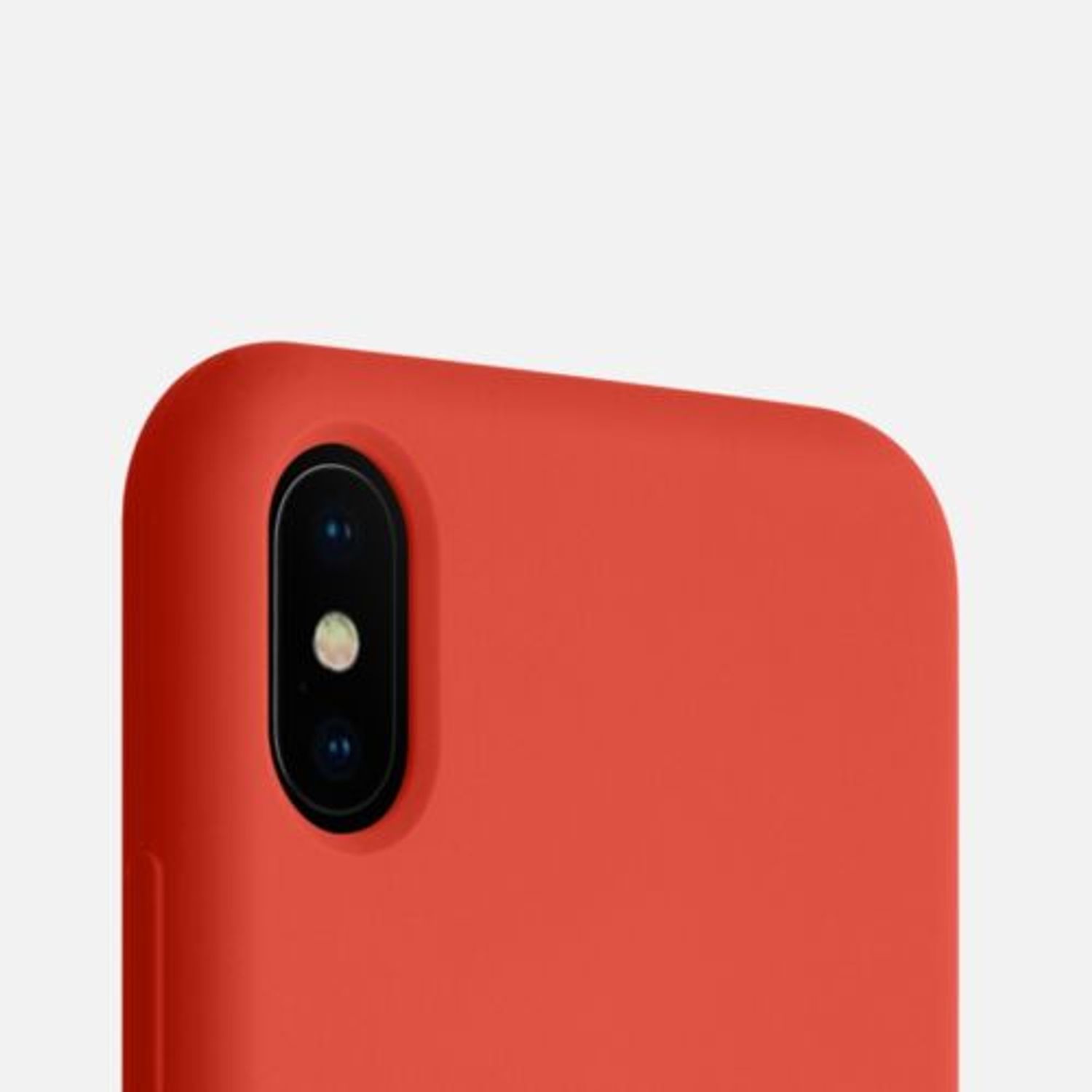 Husa pentru iPhone X/iPhone XS, Silicon, Rosu, 46313.218 fotografia produsului View 7 L