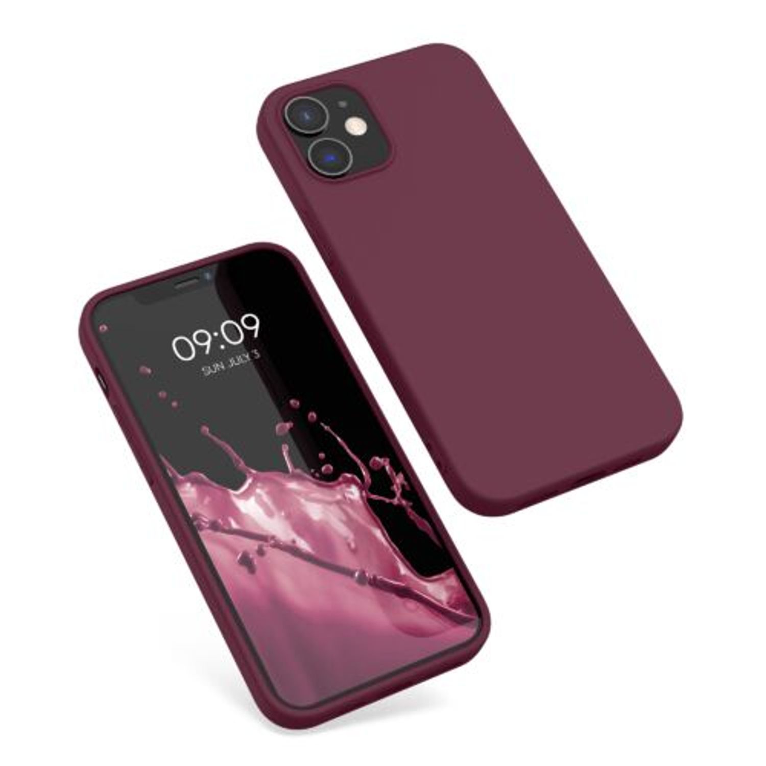 Husa Kwmobile pentru Apple iPhone 12/iPhone 12 Pro, Silicon, Violet, 53938.190 fotografia produsului