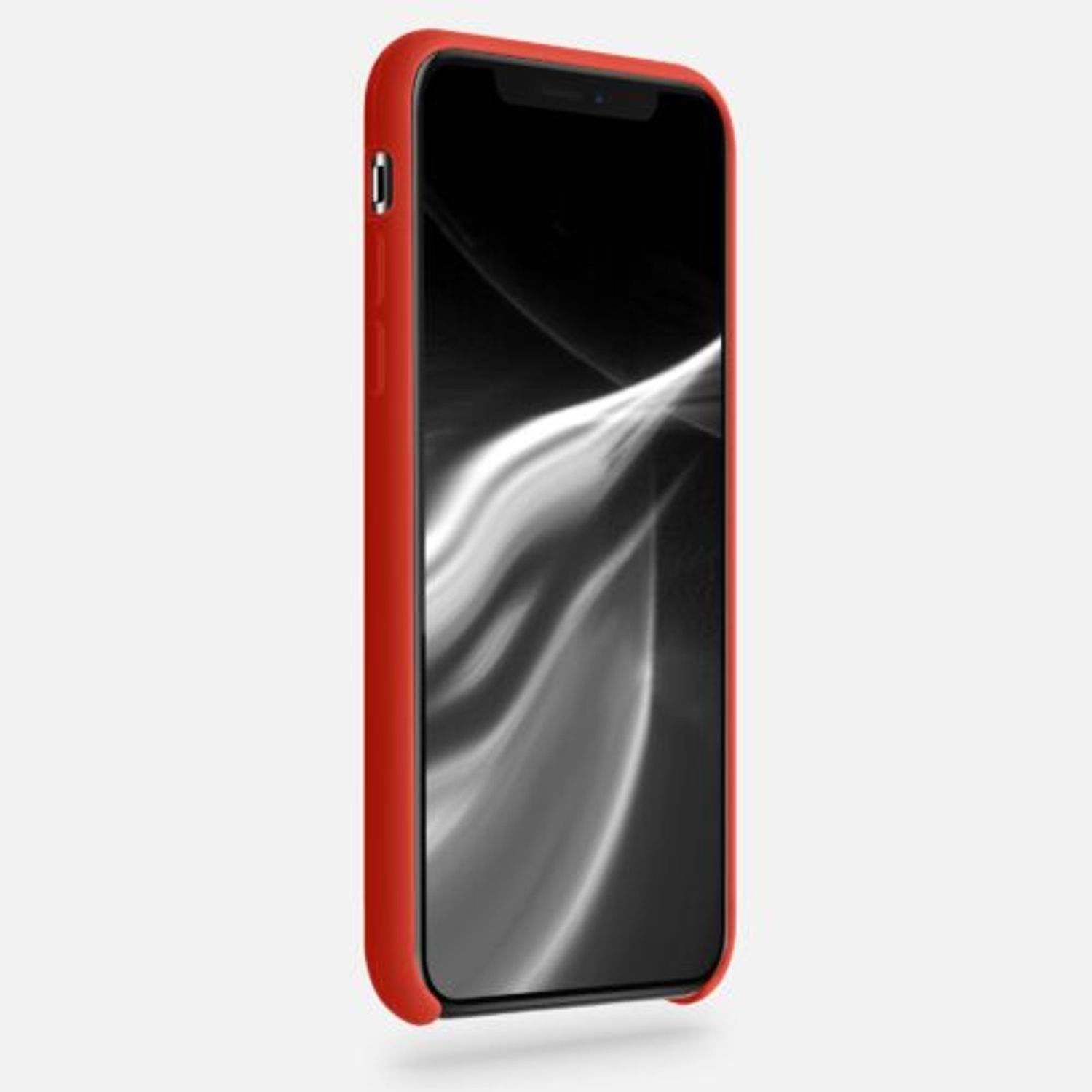 Husa pentru iPhone X/iPhone XS, Silicon, Rosu, 46313.218 fotografia produsului View 6 L