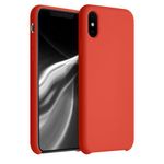 Husa pentru iPhone X/iPhone XS, Silicon, Rosu, 46313.218 fotografia produsului