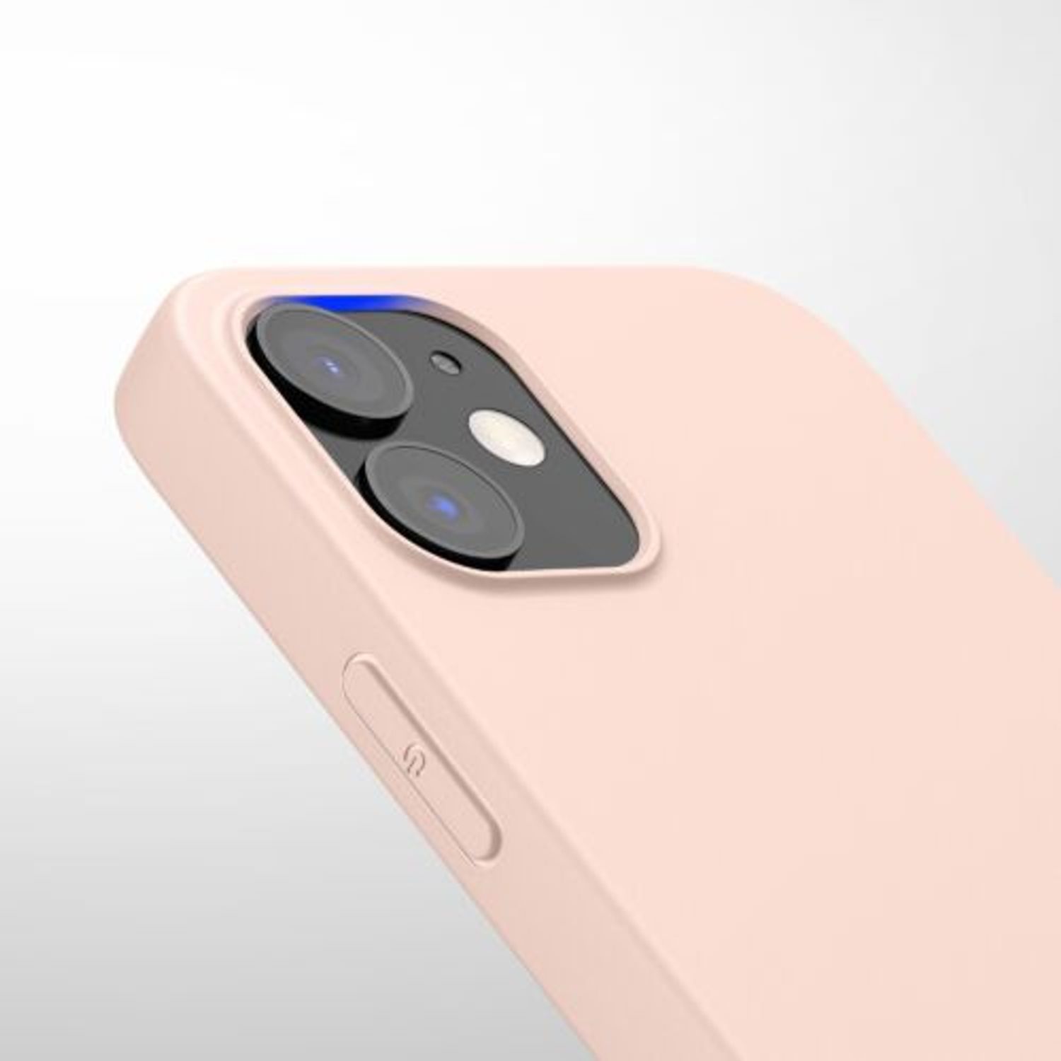 Husa Kwmobile pentru Apple iPhone 12/iPhone 12 Pro, Silicon, Roz, 53938.225 fotografia produsului View 8 L