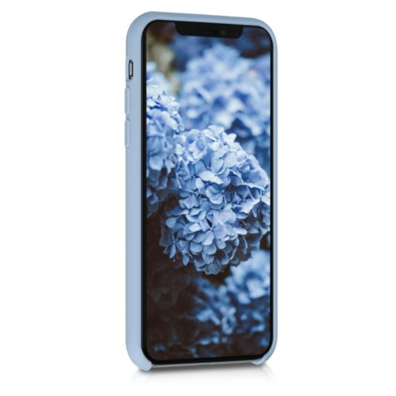 Husa pentru iPhone X/iPhone XS, Silicon, Albastru, 46313.161 fotografia produsului View 3 L