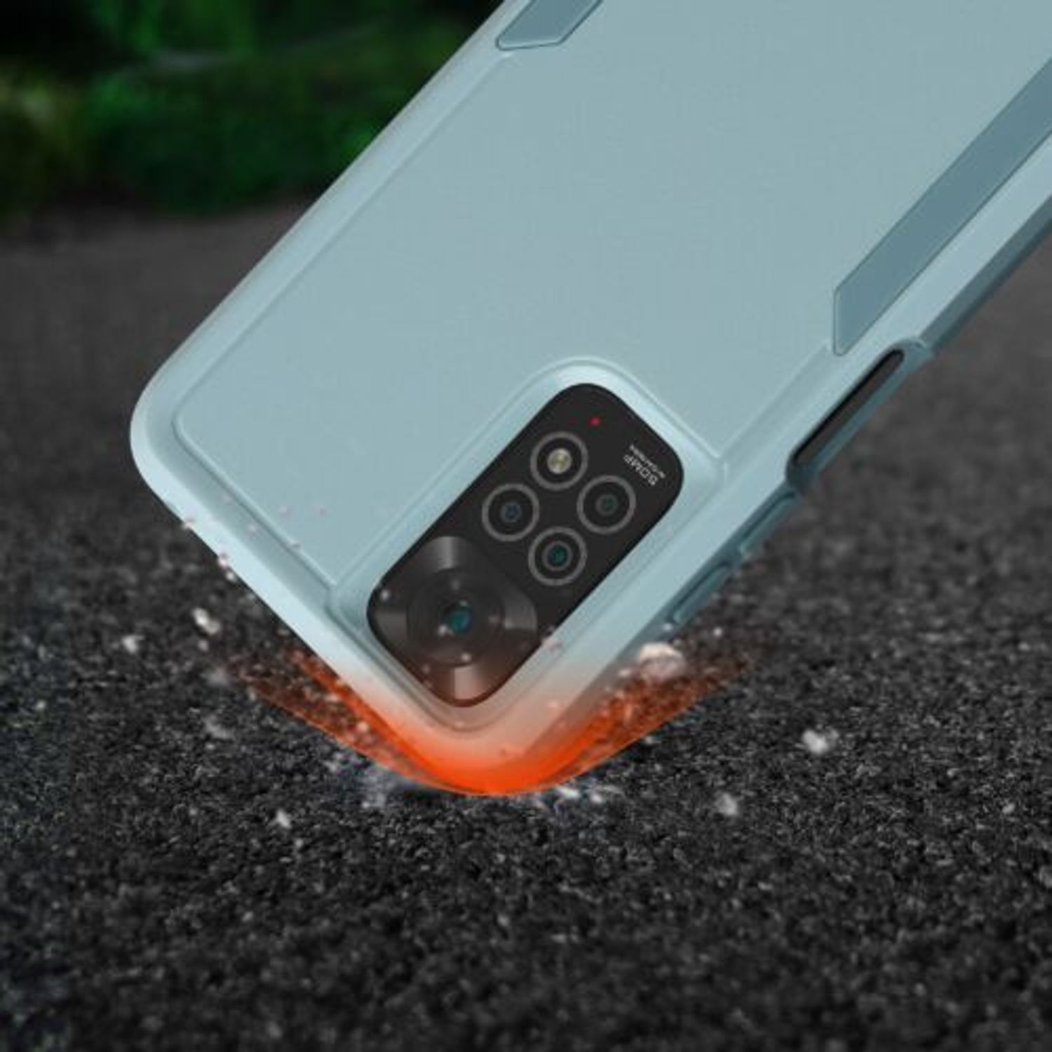 Husa Kwmobile pentru Xiaomi Redmi Note 11/Redmi Note 11s, Silicon, Verde, 59058.71 fotografia produsului View 8 L