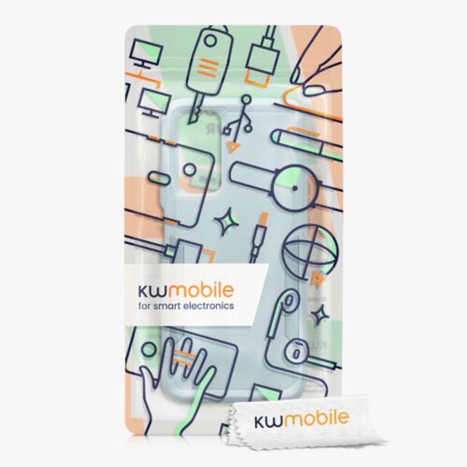 Husa Kwmobile pentru Xiaomi Redmi Note 11/Redmi Note 11s, Silicon, Verde, 59058.71 fotografia produsului View 9 L